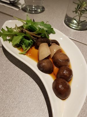 Mushroom salad at Elemen - Thomson Plaza in Central Singapore