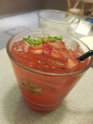 Strawberry basil lemonade at Elemen - Thomson Plaza in Central Singapore