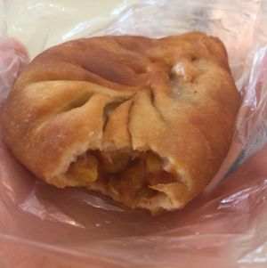 pizza bread on the house!  at SaRangBunSik - 사랑분식 in Seoul