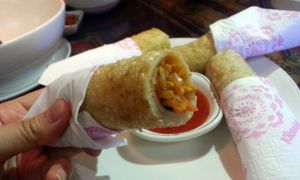 veg rolls at Gurkha 구르카 in Seoul