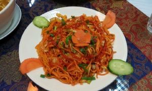 chowmyen at Gurkha 구르카 in Seoul