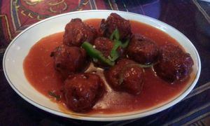 Veg dumpling at Gurkha 구르카 in Seoul