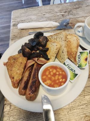 Vegan breakfast special at The Leaf & Bean in Skipton