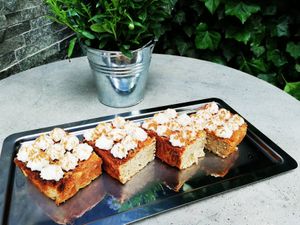 great soy applecake! at Atelier Smaku in Gdynia