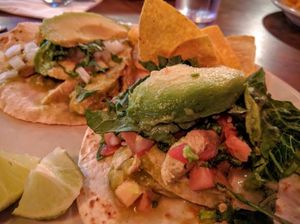 2 vegan tacos at El Chupacabra - Lake Union Park in Seattle