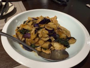 Eggplant tofu  at The Summer Tea House - 静颐茶馆 in Shenzhen