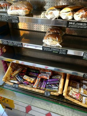 a lot missing at Bobby's Sandwich Bar in Edinburgh