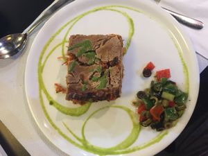 Lasagna at The Mantraa in Barcelona