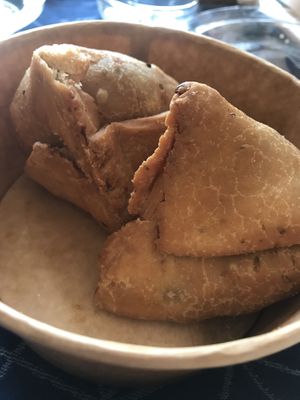 Samosa at The Mantraa in Barcelona