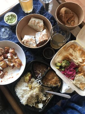 Full meal at The Mantraa in Barcelona