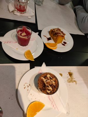 Dessert of the menu at The Mantraa in Barcelona