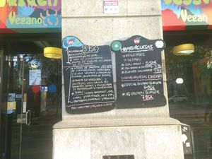 Menú at The Mantraa in Barcelona