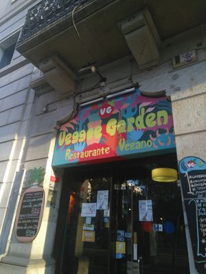 Entrance at The Mantraa in Barcelona