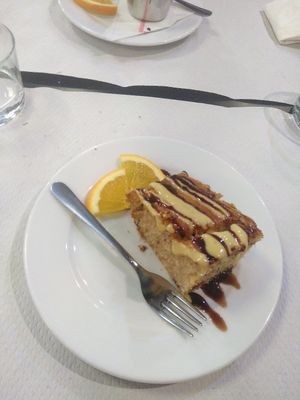 Pastís de poma at The Mantraa in Barcelona