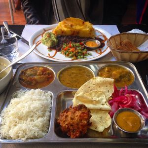 daily menu main dishes at The Mantraa in Barcelona