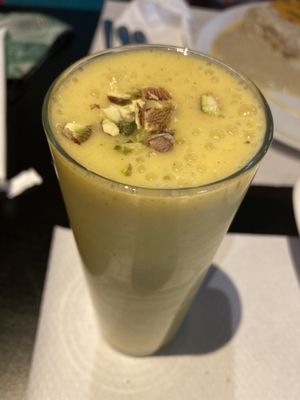 Mango lassi at The Mantraa in Barcelona