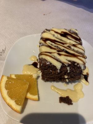 Chocolade cake  at The Mantraa in Barcelona