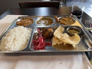 Thali  at The Mantraa in Barcelona