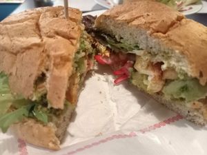 38 special burger at The Mantraa in Barcelona