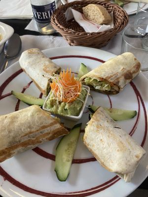 Seitan Wrap  at The Mantraa in Barcelona