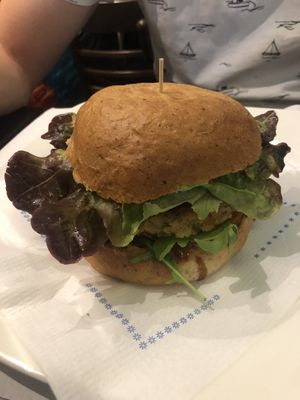 Burger  at The Mantraa in Barcelona