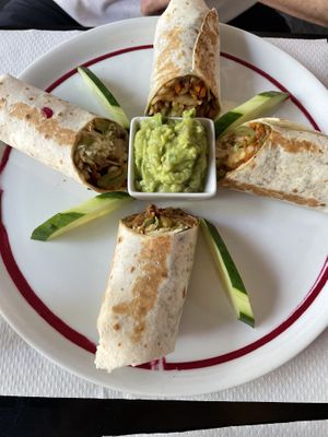 Maxi burrito wrap  at The Mantraa in Barcelona