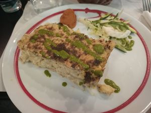Quiche de brocoli at The Mantraa in Barcelona