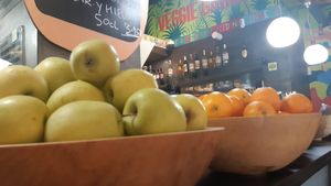 Bar/Counter area at The Mantraa in Barcelona