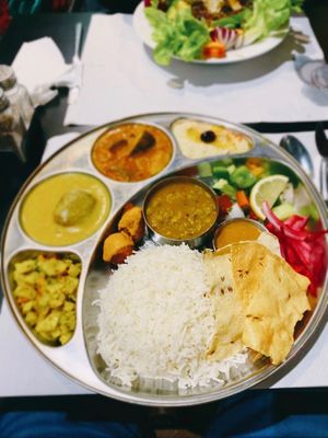 Nepales dish at The Mantraa in Barcelona