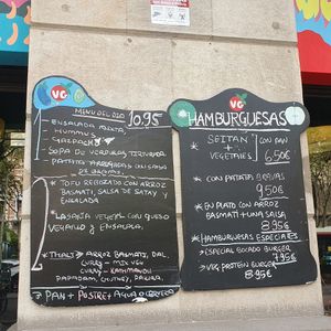 Menú at The Mantraa in Barcelona