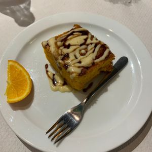 Pastel de zanahoria at The Mantraa in Barcelona