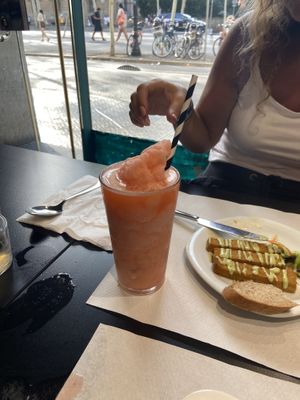 Polenta starter  at The Mantraa in Barcelona