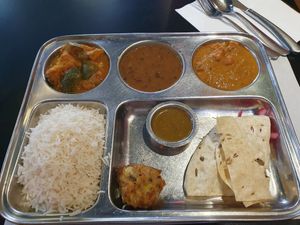 Classic Thali at The Mantraa in Barcelona