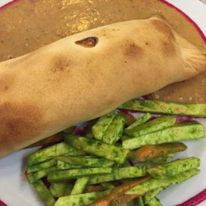 rollo espinacas at The Mantraa in Barcelona