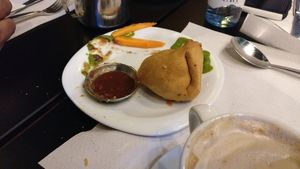 Samosa in Barcelona  at The Mantraa in Barcelona