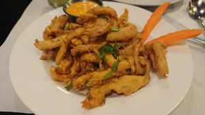 onion bahji at The Mantraa in Barcelona