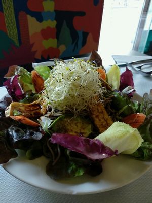 Japanese Salad at The Mantraa in Barcelona