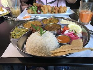 Thali  at The Mantraa in Barcelona