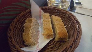 Pan del menú at The Mantraa in Barcelona