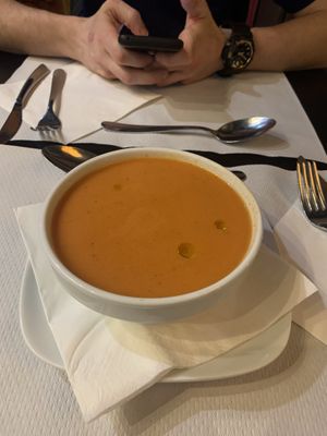 Gaspacho ❤️ at The Mantraa in Barcelona