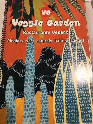 Menu front  at The Mantraa in Barcelona