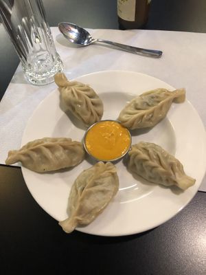 Dumplings  at The Mantraa in Barcelona