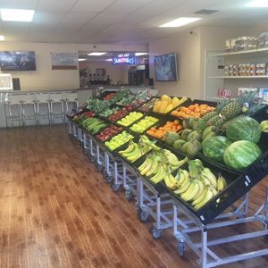 A glance at our smoothie bar and market at Eji Fah in Fort Lauderdale