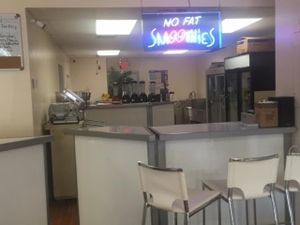 Where we make our smoothies and juices at Eji Fah in Fort Lauderdale