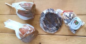 caramel apples and caramel chocolate cookie at Nicky's Comfort Candy in Minneapolis