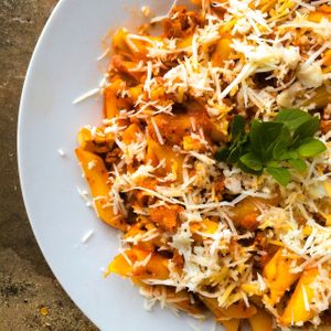 penne all arrabbiata at Elixir in Budapest