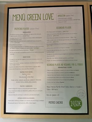 Menú del día at Crock and cock in Bilbao