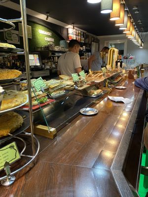 Variety at the bar at Crock and cock in Bilbao