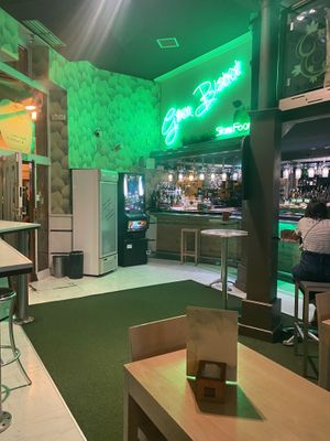 Definitely green 🤩  at Crock and cock in Bilbao