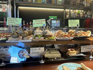 Lots of options!  at Crock and cock in Bilbao